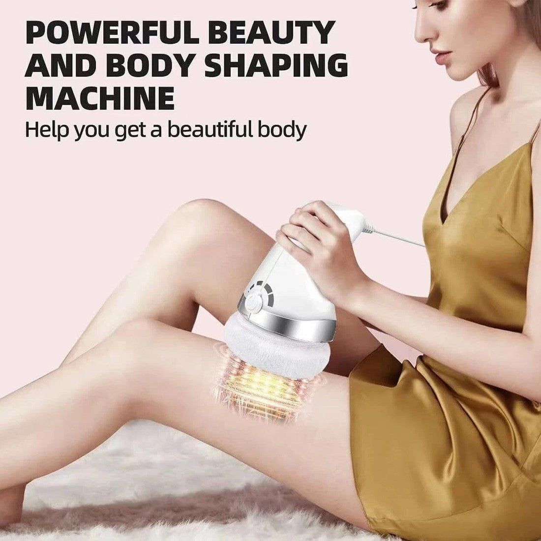 Electric Cellulite Massager Body Sculpting Lifting Device in use for body massage and sculpting.