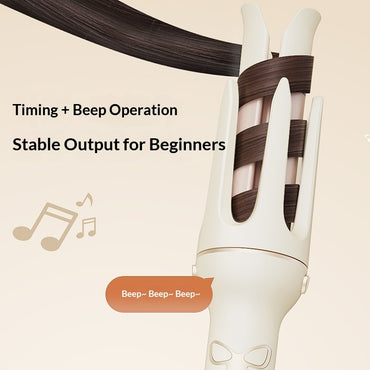 Curling Hair Stick for Effortless Curls & Hair Styling with timing and beep operation for easy use