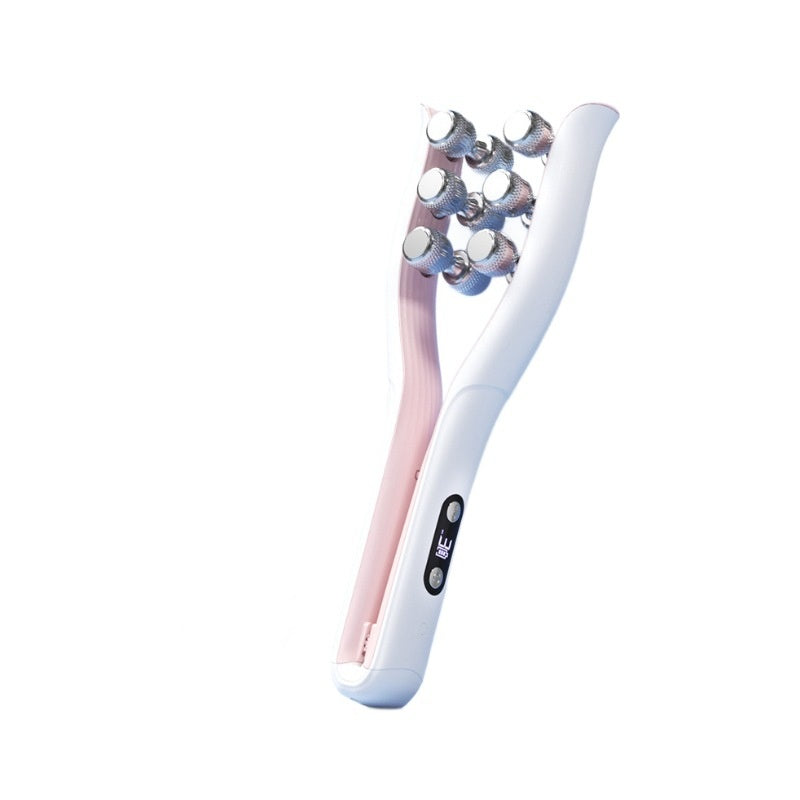 FaceSculpt EMS Microcurrent Face Lifting Beauty Roller with ergonomic design for facial beauty and massage.