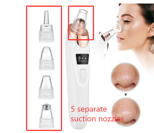 Porify Blackhead Remover for Clear Pores & Smooth Skin with 5 separate suction nozzles for effective skincare.