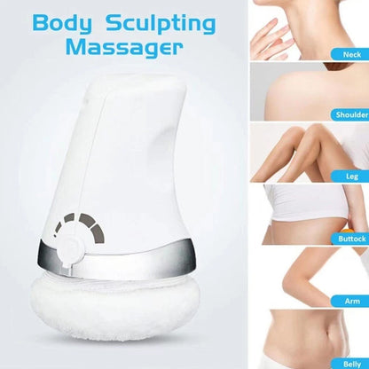 Electric Cellulite Massager Body Sculpting Lifting Device for neck, shoulder, leg, buttock, arm, and belly massage.