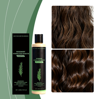 Tgideas Rosemary Shampoo for Hair Growth & Scalp Care with hydrolyzed keratin for thick and voluminous hair.