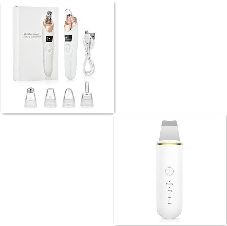 Porify Blackhead Remover for Clear Pores & Smooth Skin with multiple cleaning heads and USB charging.