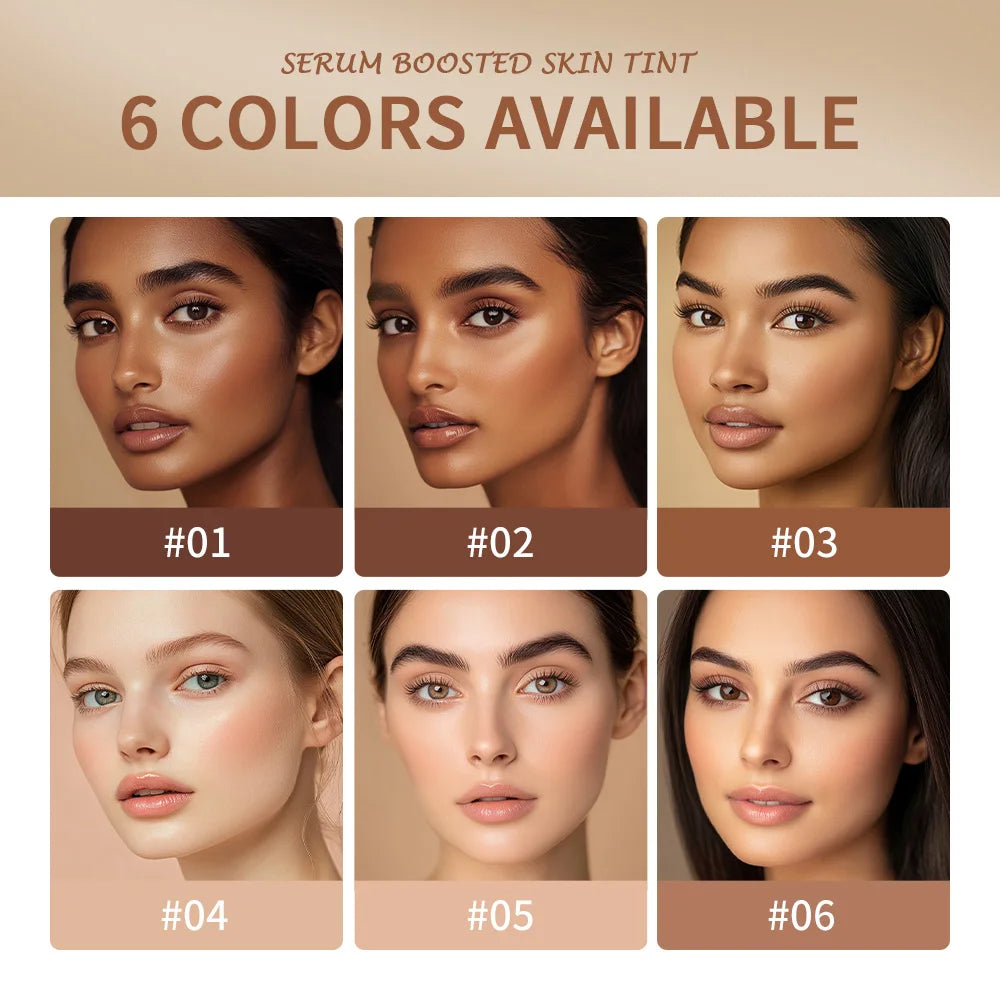 Even Skin Tone Best Stick Foundation Travel Makeup - 6 colors available, showcasing diverse skin tones.