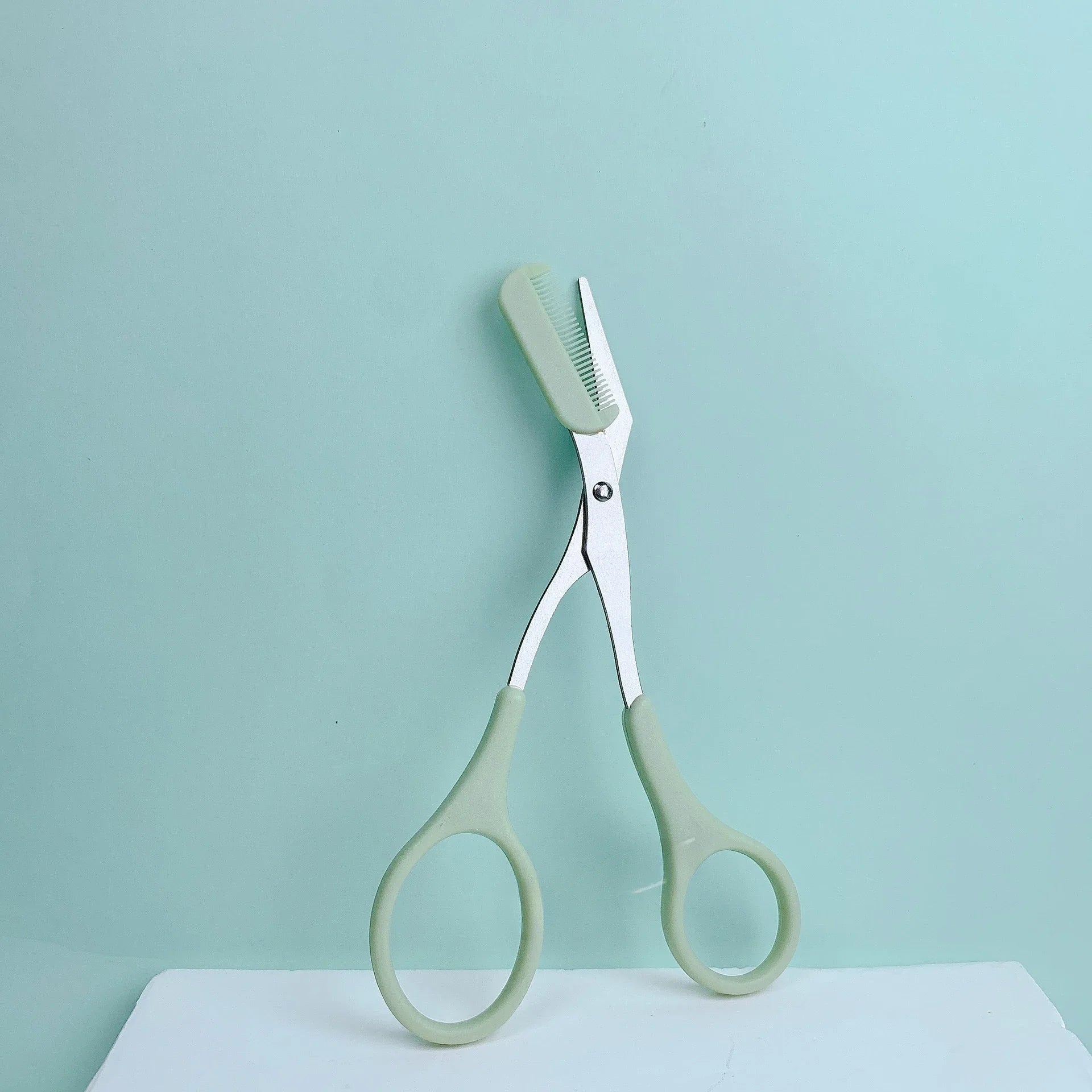 Eyebrow Trimming Scissors with Built-in Comb, precision grooming tool for neatly shaped eyebrows