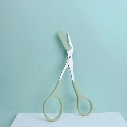 Eyebrow Trimming Scissors with Built-in Comb, precision grooming tool for neatly shaped eyebrows