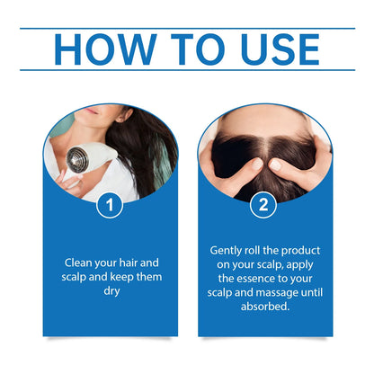 How to use Aparthy Hair Growth Roll on Serum: Clean scalp and gently roll the product for absorption.