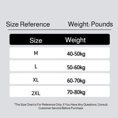 Size reference chart for Lift Hip and Tummy Breathable Mesh Sexy Panties with weights in pounds and sizes M, L, XL, 2XL.