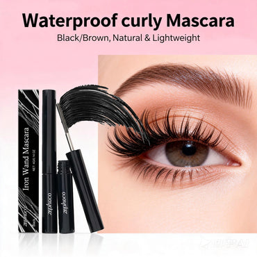 Blaire Iron Wand Lengthening & Curling Mascara in waterproof formula for defined, long lashes.
