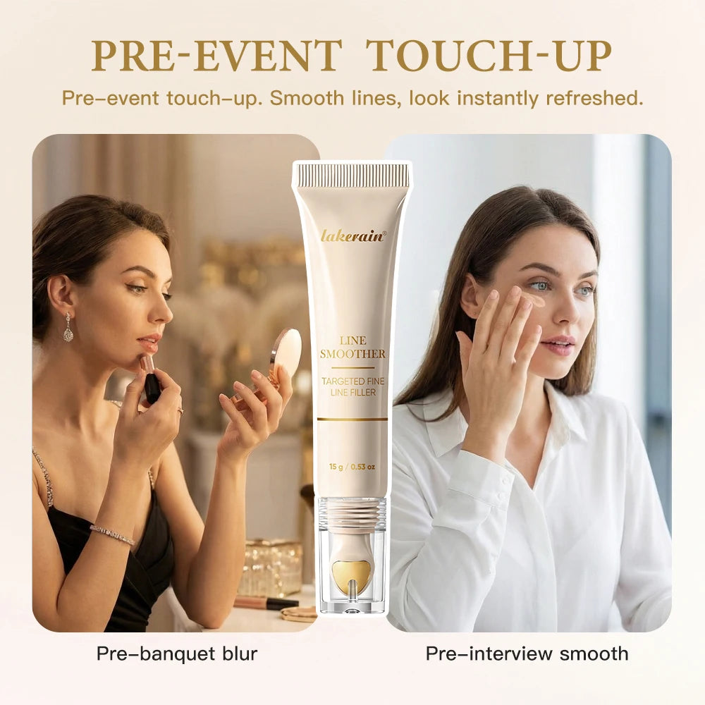 Lakerain Line Smoother Anti Wrinkle Cream for pre-event touch-up and instant refreshment.