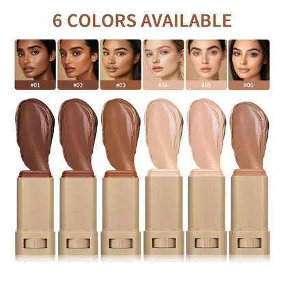Even Skin Tone Best Stick Foundation Travel Makeup in 6 available shades for a flawless complexion.