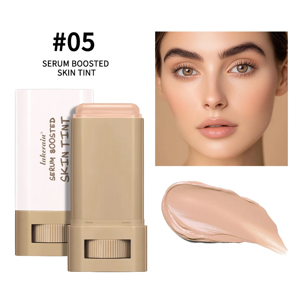 Even Skin Tone Best Stick Foundation Travel Makeup in a compact stick format with a creamy texture shown on model's skin.