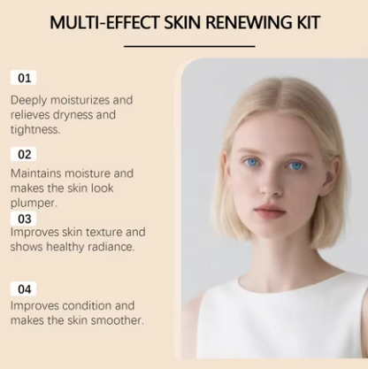 Hydrating Face & Eye Care Set for Moisturized Glowing Skin
