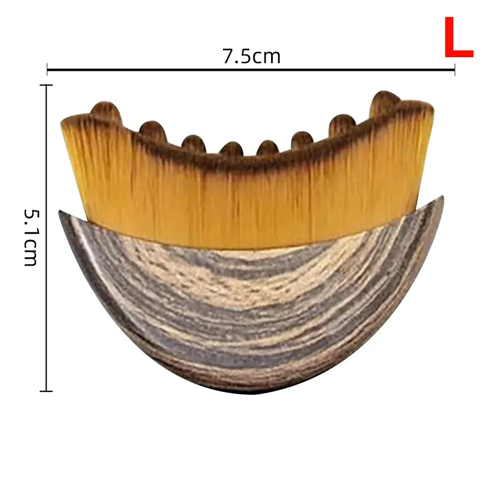 Lymphatic Face Brush for Deep Cleansing & Facial Massage dimensions showing 7.5cm width and 5.1cm height.