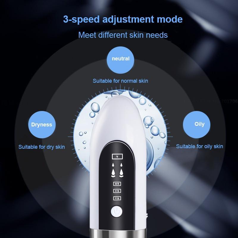 Electric Blackhead Vacuum Remover with 3-speed adjustment mode for various skin types