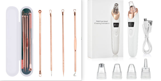 Porify Blackhead Remover for Clear Pores & Smooth Skin includes multiple tools and suction device for effective skincare.