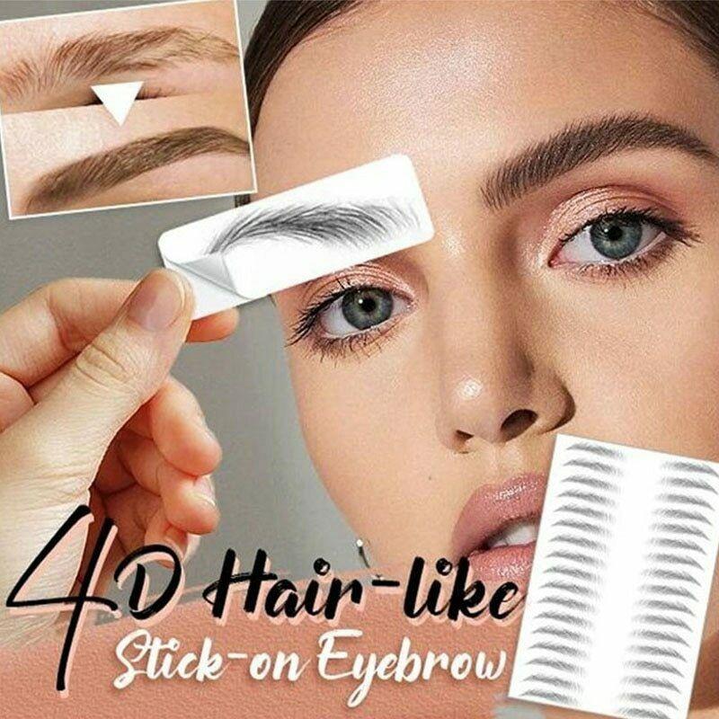 4D Waterproof Eyebrow Tattoo Stickers for achieving fuller brows effortlessly.