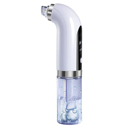 Electric Blackhead Vacuum Remover with ergonomic design and transparent water tank for deep pore cleansing.